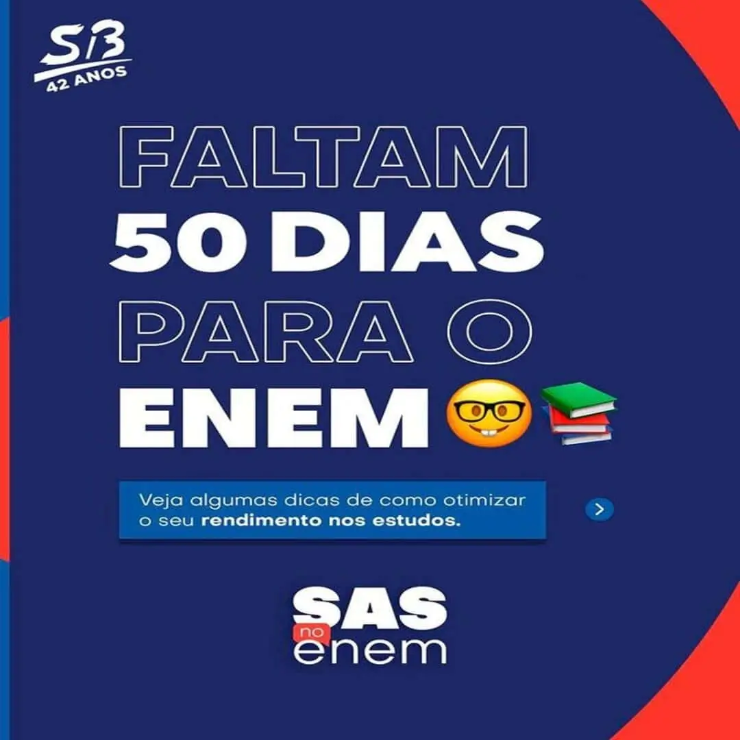 Faltam 50 dias para o ENEM
