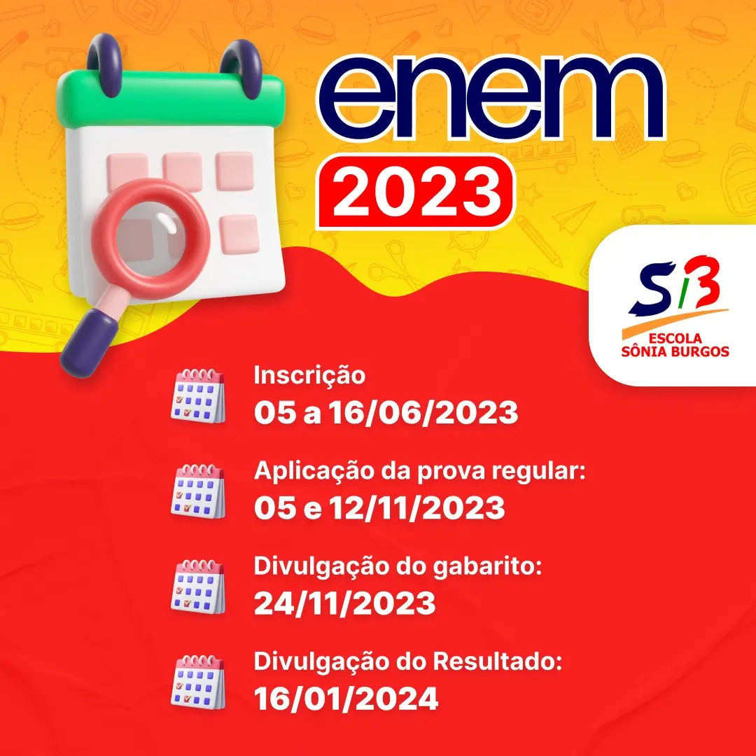 Inscrições para o Enem 2023 estão abertas até 16 de junho