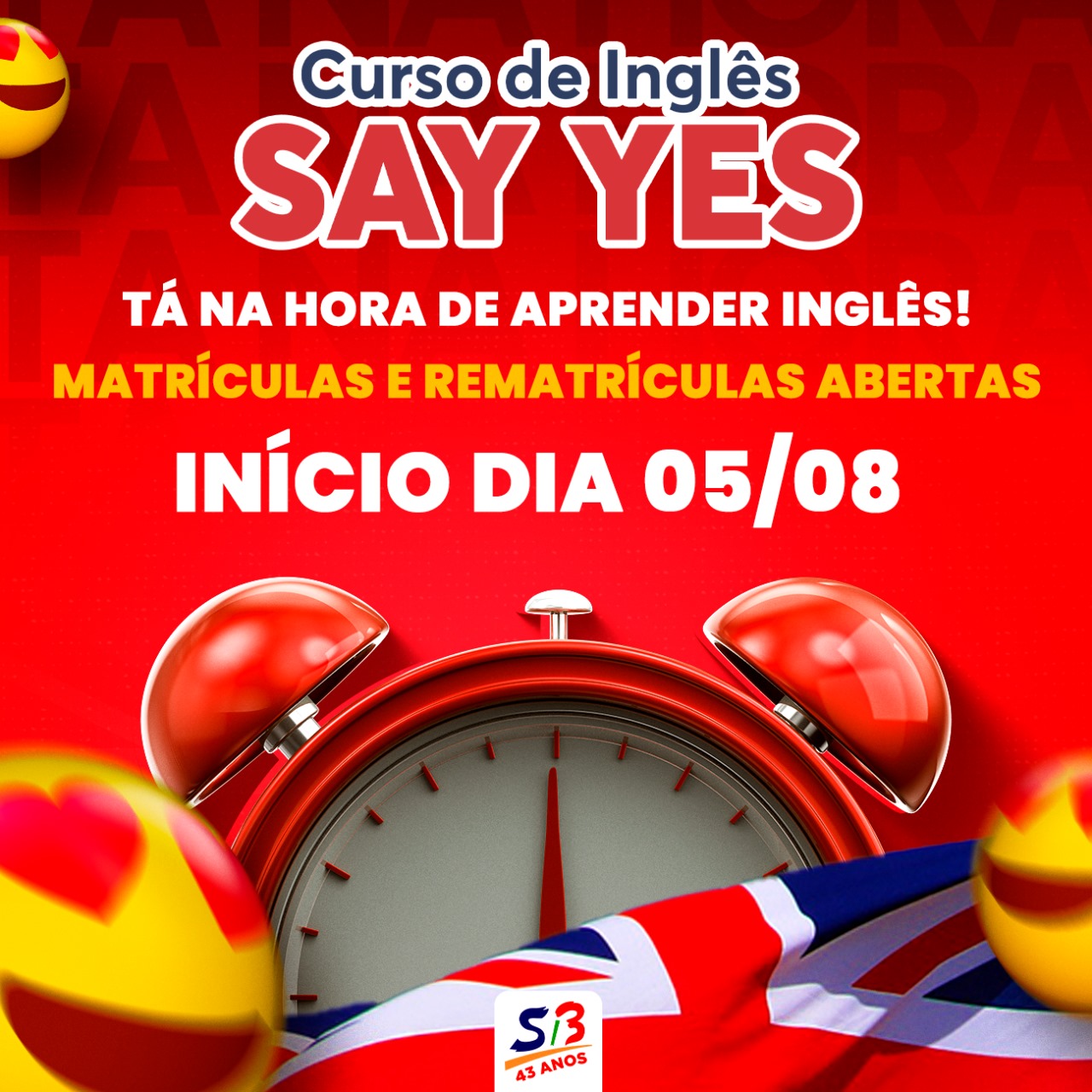 Curso de Inglês SAY YES